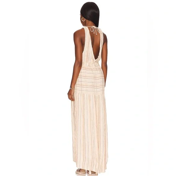 L*SPACE ❤️‍🔥 EMMA MIDI DRESS IN SUNSOAKED STRIPE NWT - Picture 4 of 6